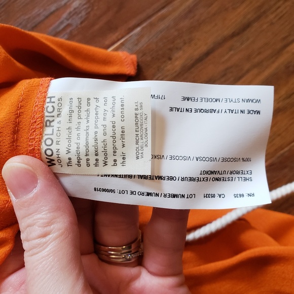 Orange Woolrich John Rich Skirt - Picture 5 of 5